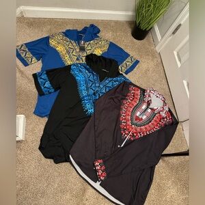 Men’s tribal shirts set